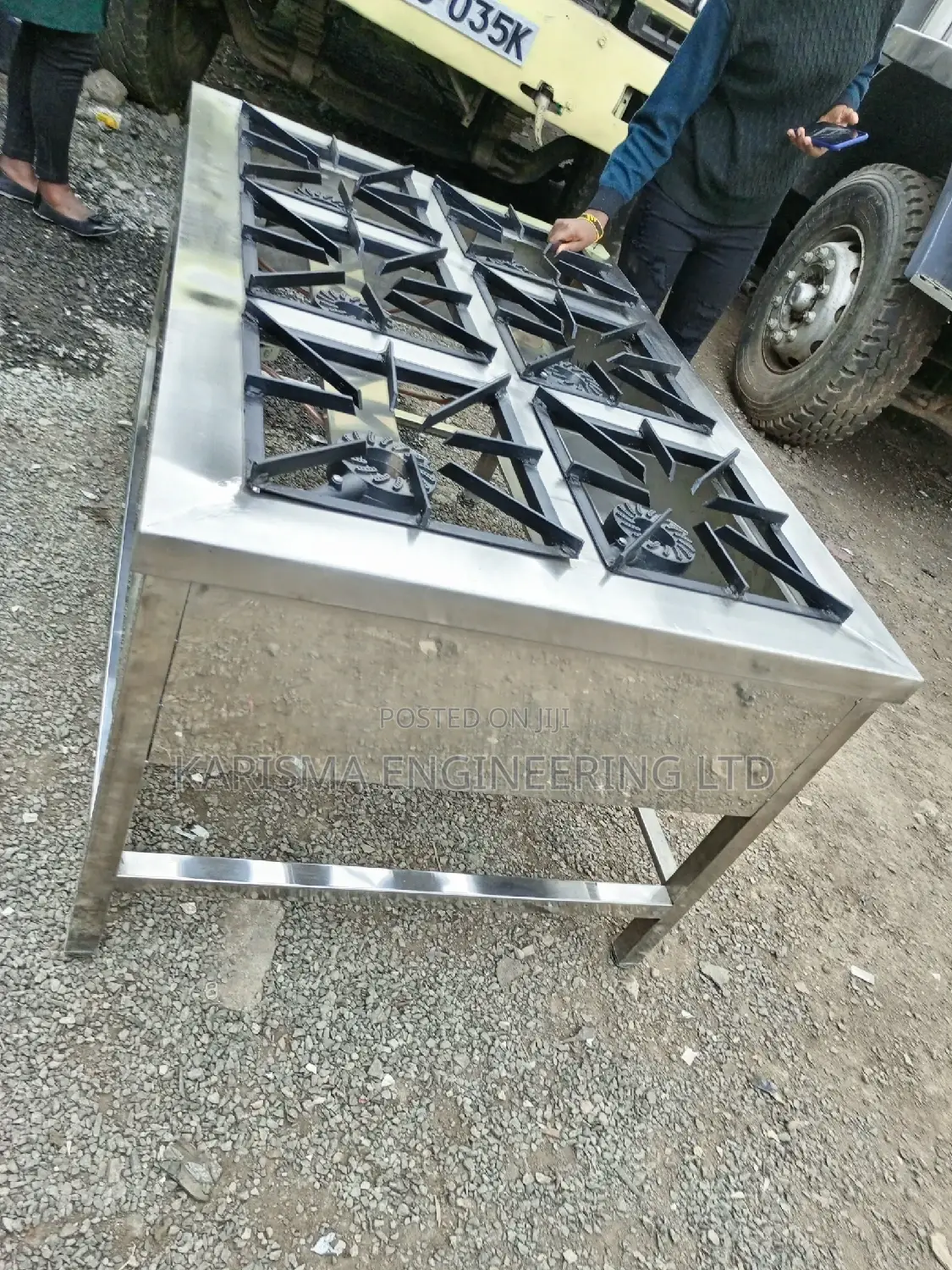6 Burner Gas Cooker. Commercial Gas Cooker