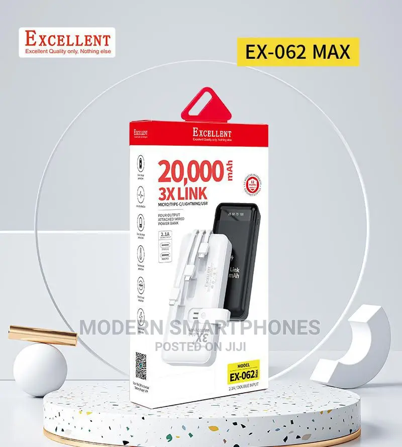 20000mah Excellent Power Back