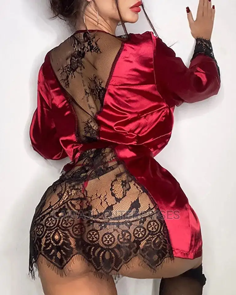 Ladies Nightgown Sexy Lace Pajamas Sexy Kimono Sleepwear