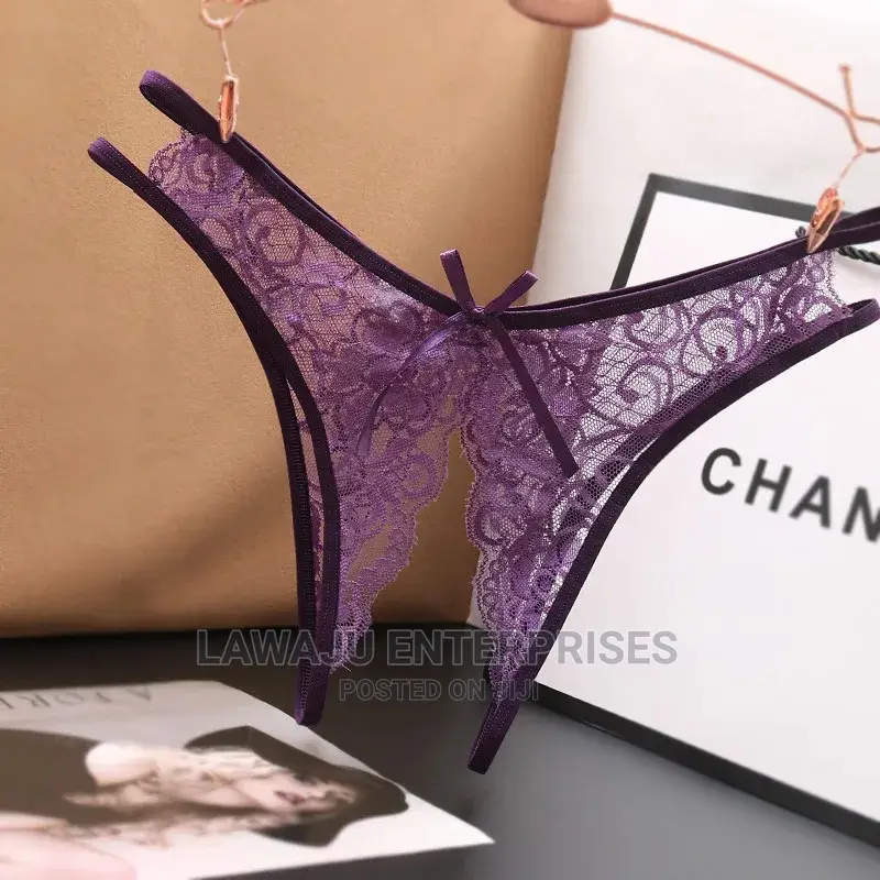Women Lace Open Manbird Panty
