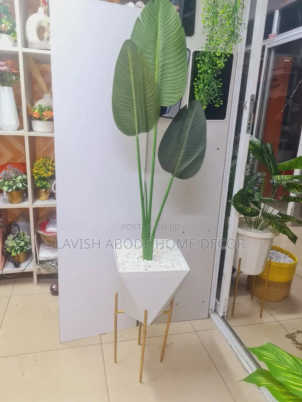 130cm Tall Artificial Banana Plant Single Stem