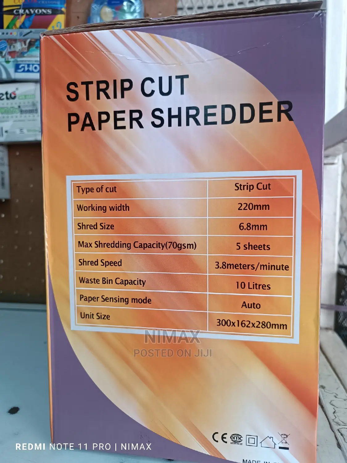 Paper Shredder Strip Cut