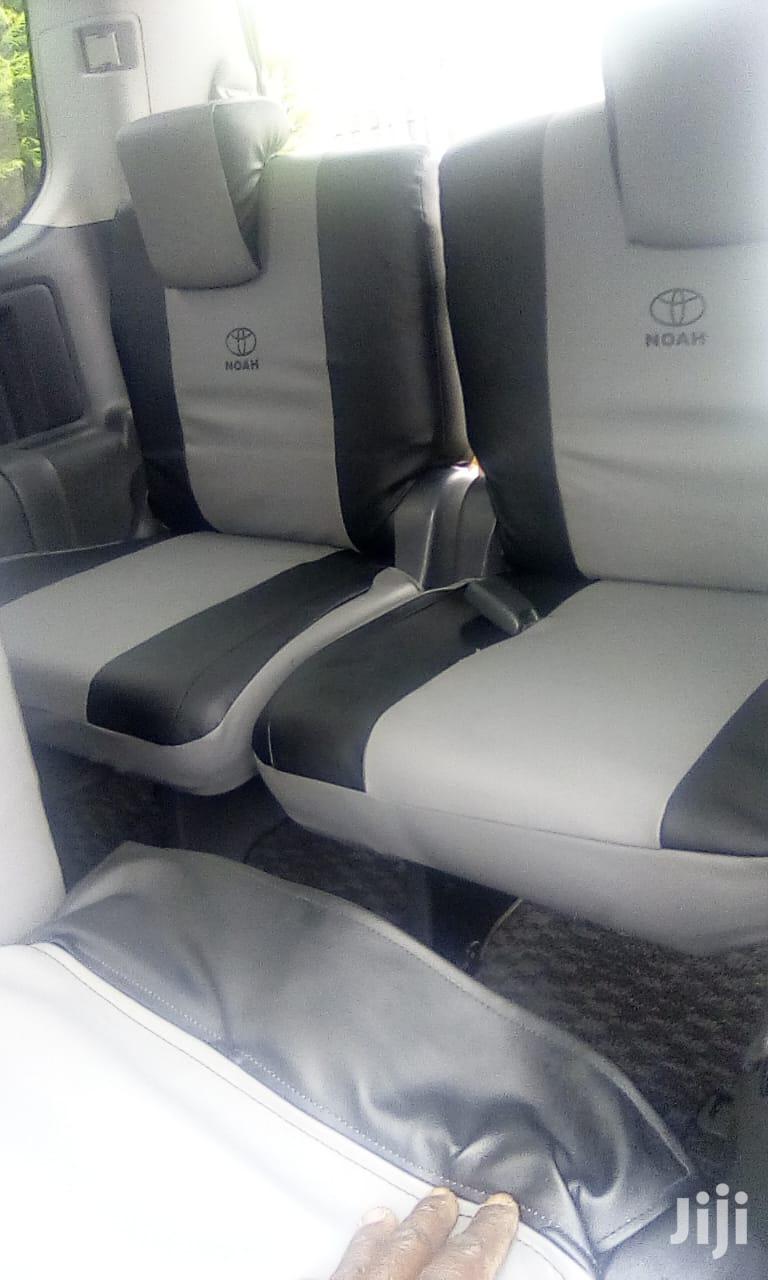 Cool Grey And Black Seat Covers
