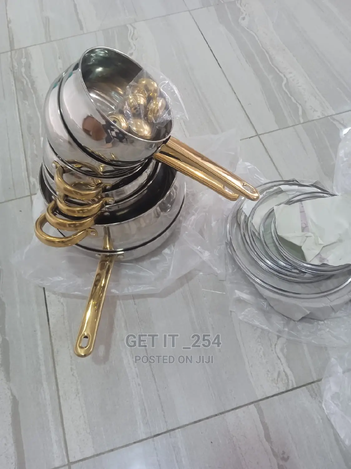 Stainless Steel 7pieces Induction Cooking Pots 
