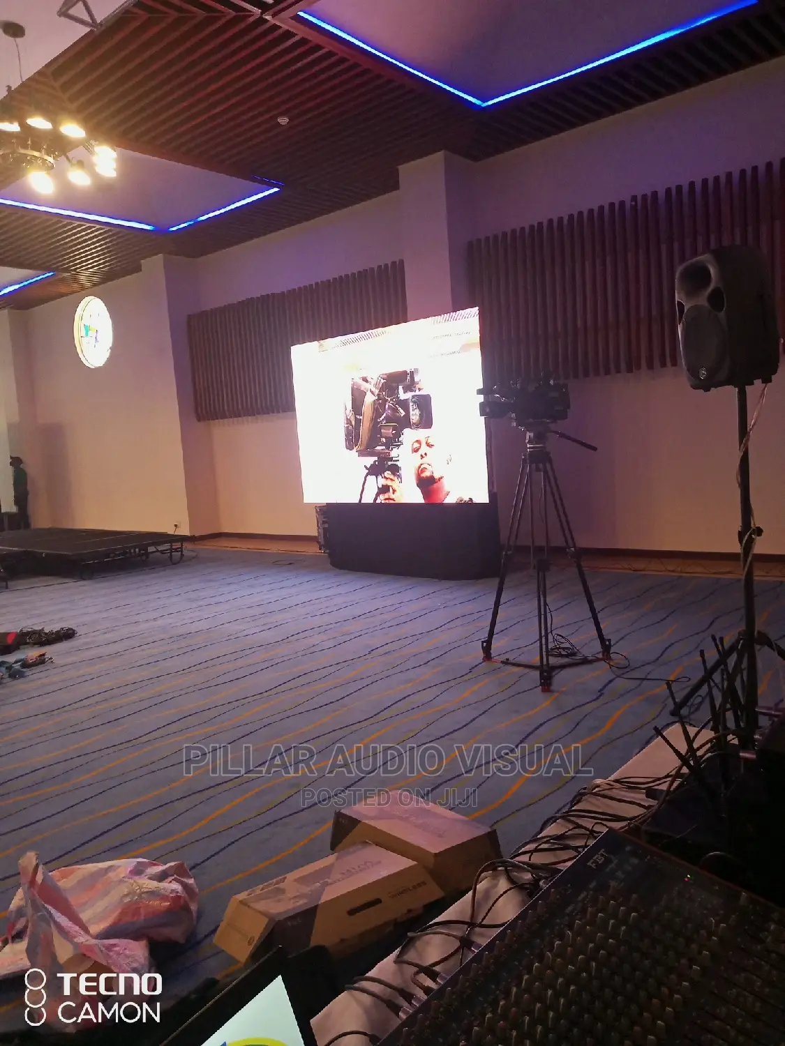 Public Address, Sound Screen for Lease