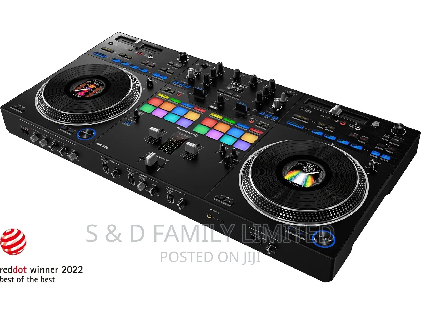 Pioneer DJ DDJ-REV7 2-Deck Serato DJ Controller