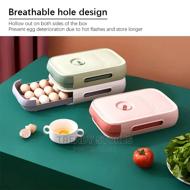 21 Eggs Long Groove Anti Collision Sliding Egg Box
