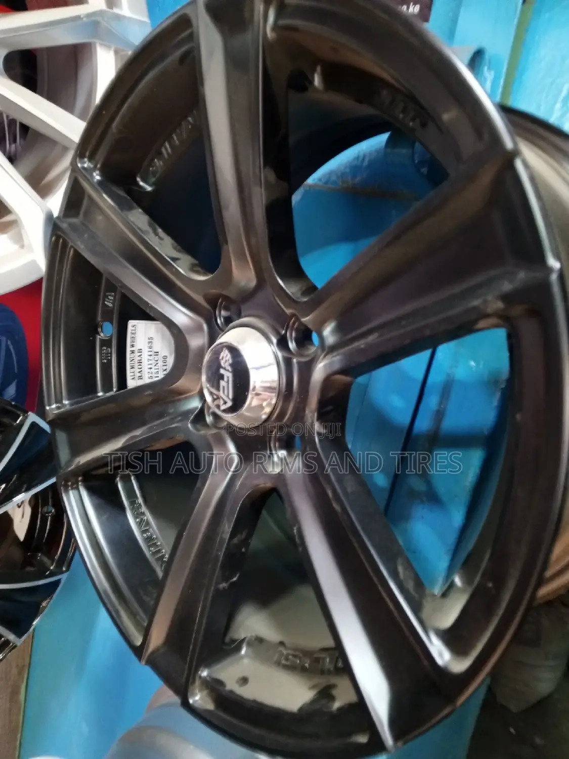 Black Toyota Rims 15 Inch Set