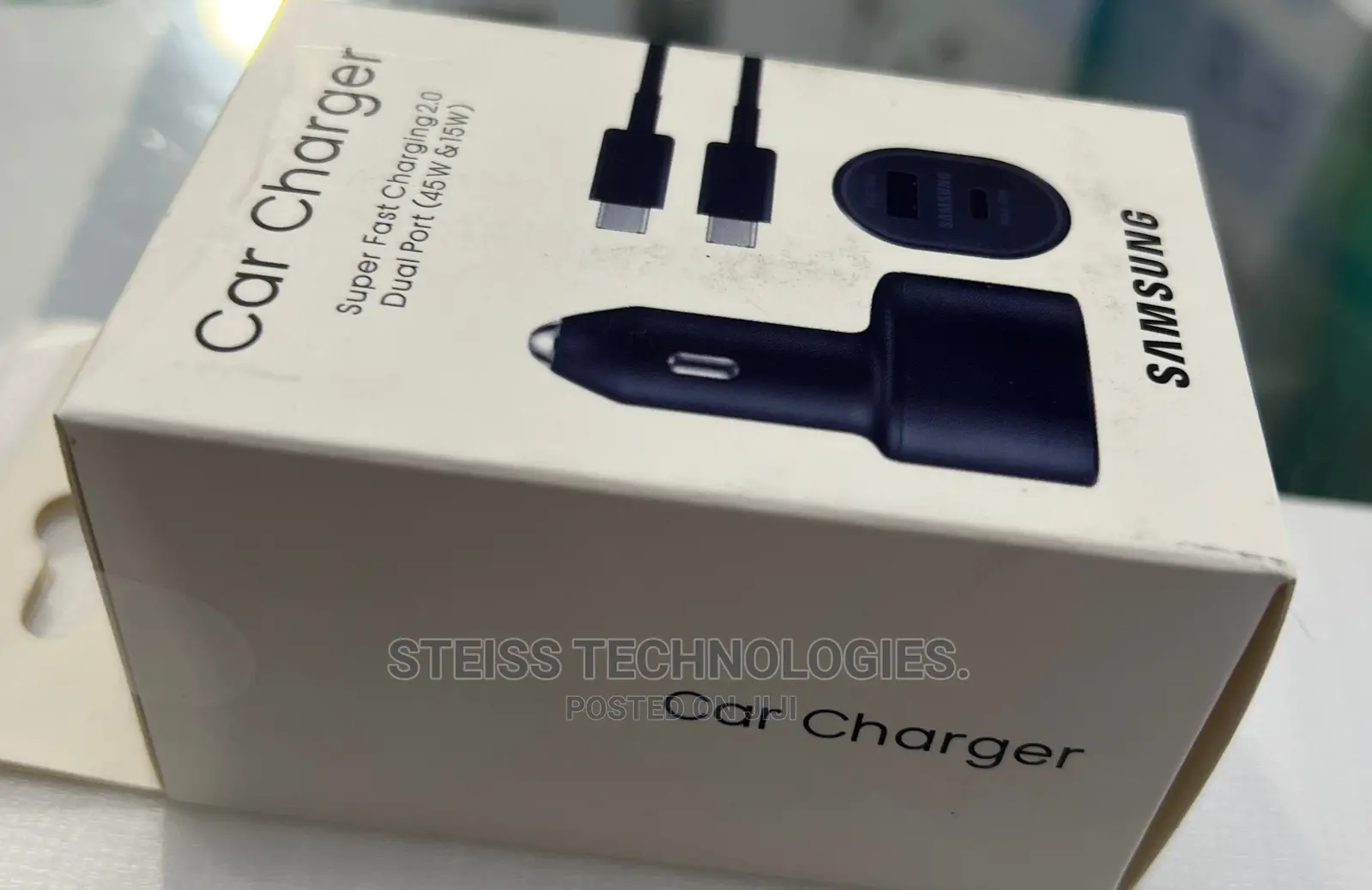 45W and 15W Samsung Car Charger.