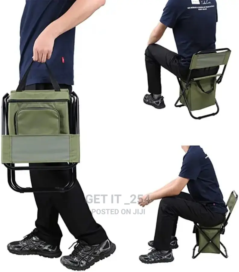 Camping Chair With Cooler Box