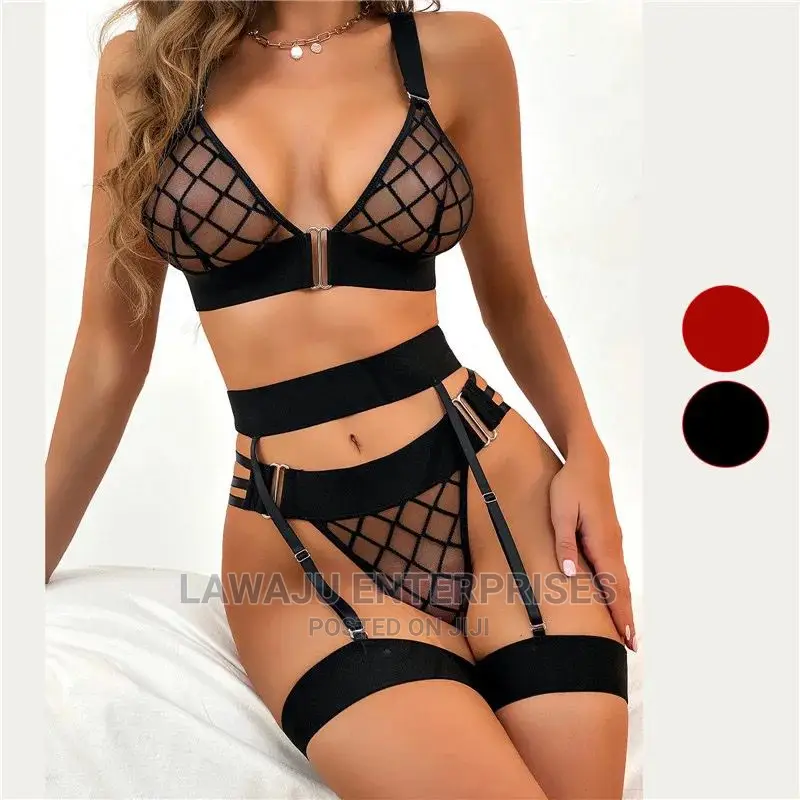 3in1 Sexy Lace Nightwear Lingerie Set
