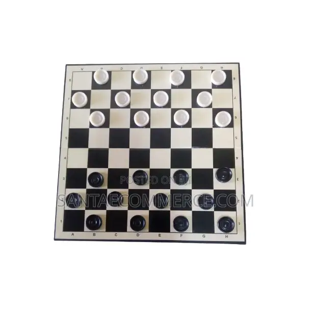 Portable Draughts Checkers Board Game
