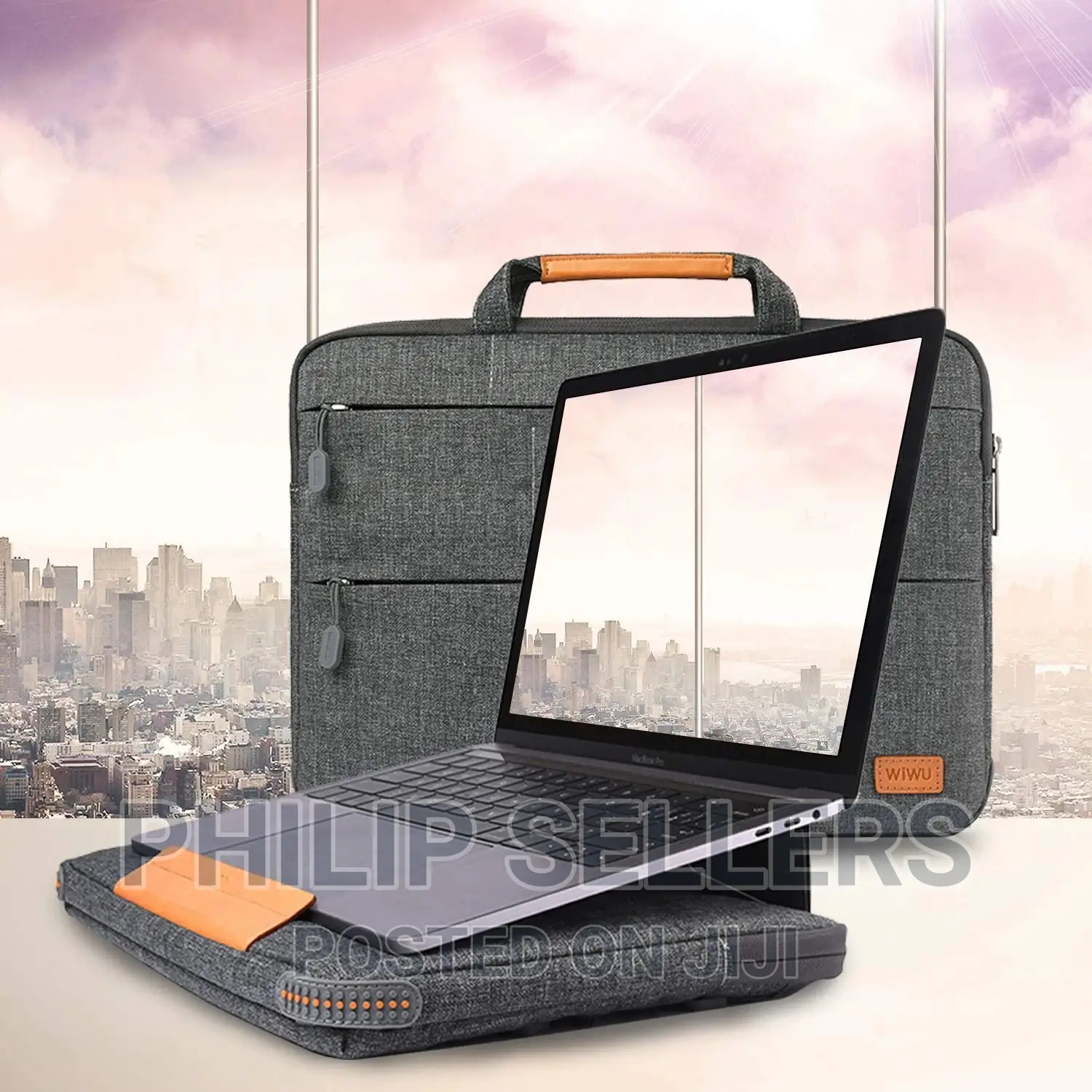 Sleeve Case Wiwu Qb/T14 Smart Stand Grey/Black