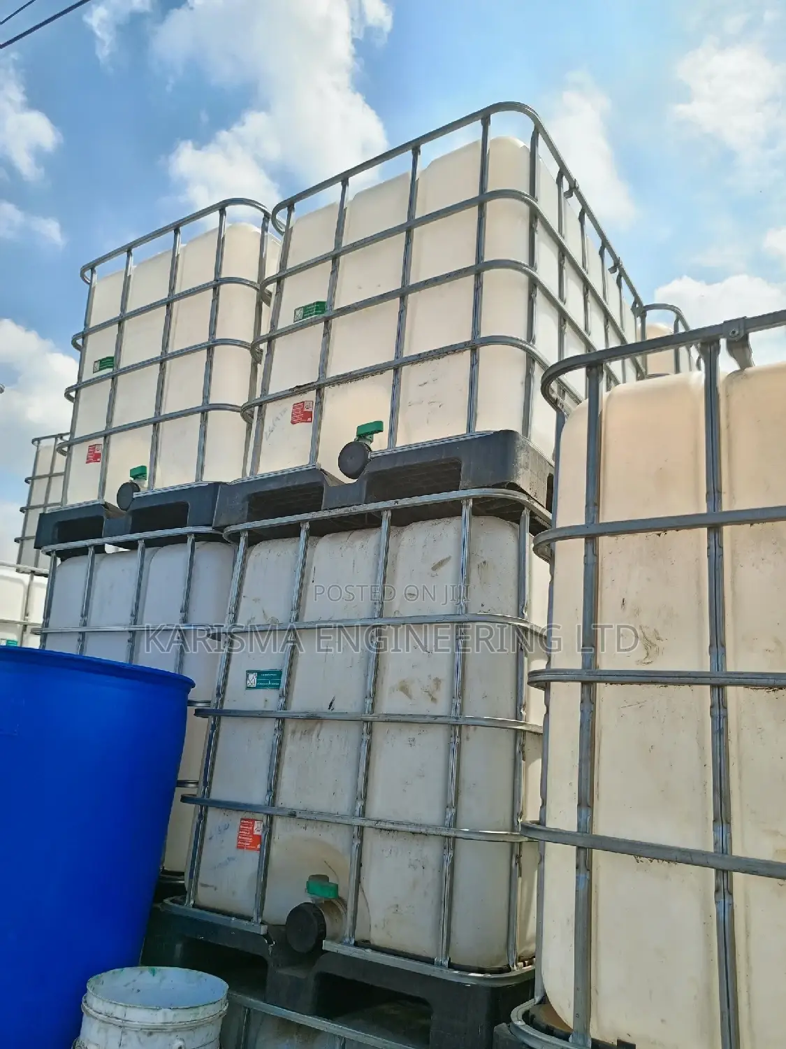 Caged Steel Ibc Water Tanks