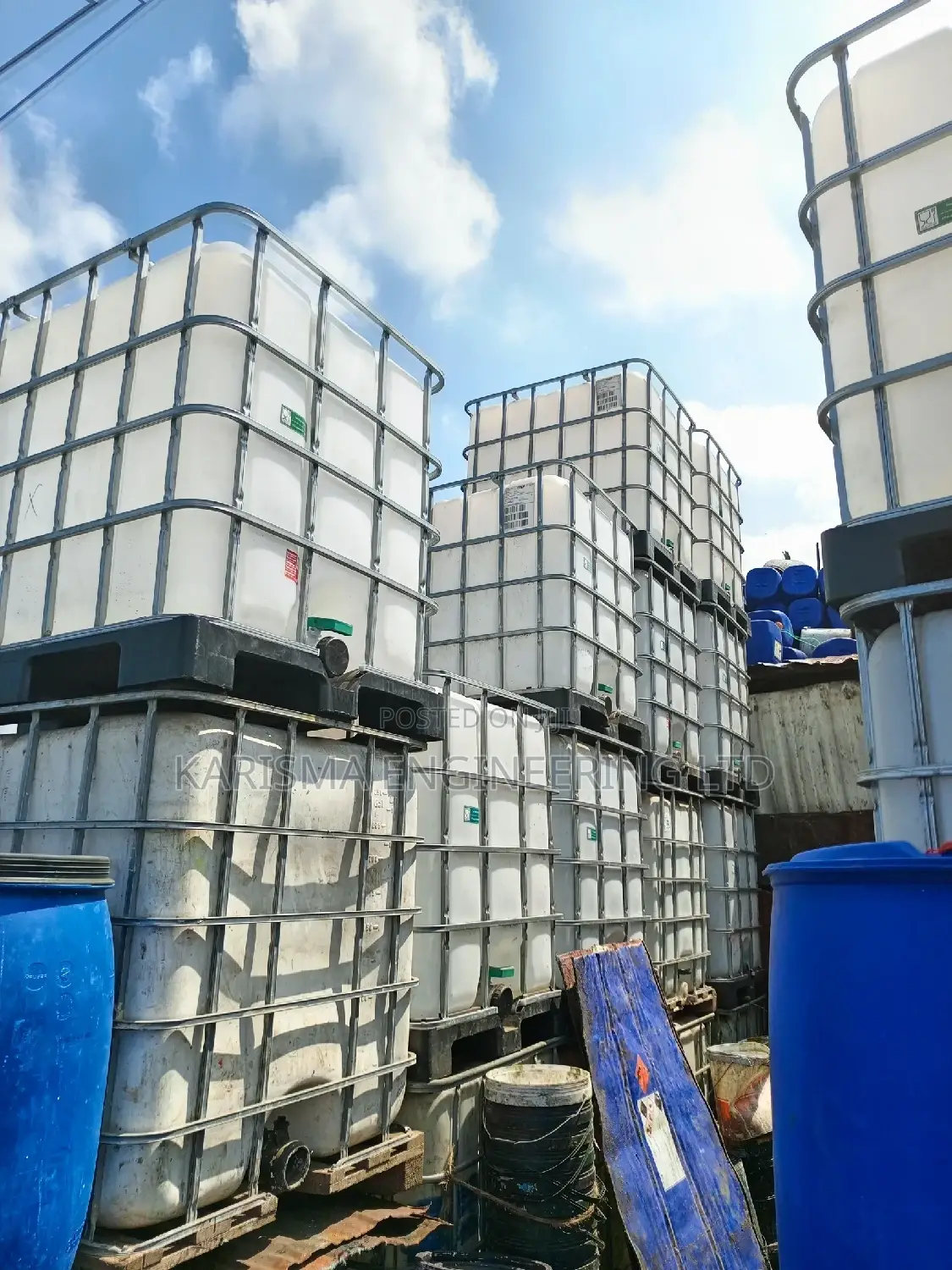 Caged Steel Ibc Water Tanks