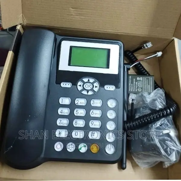 Telephone GSM Fixed Phone Single Sim-Landline Phone.