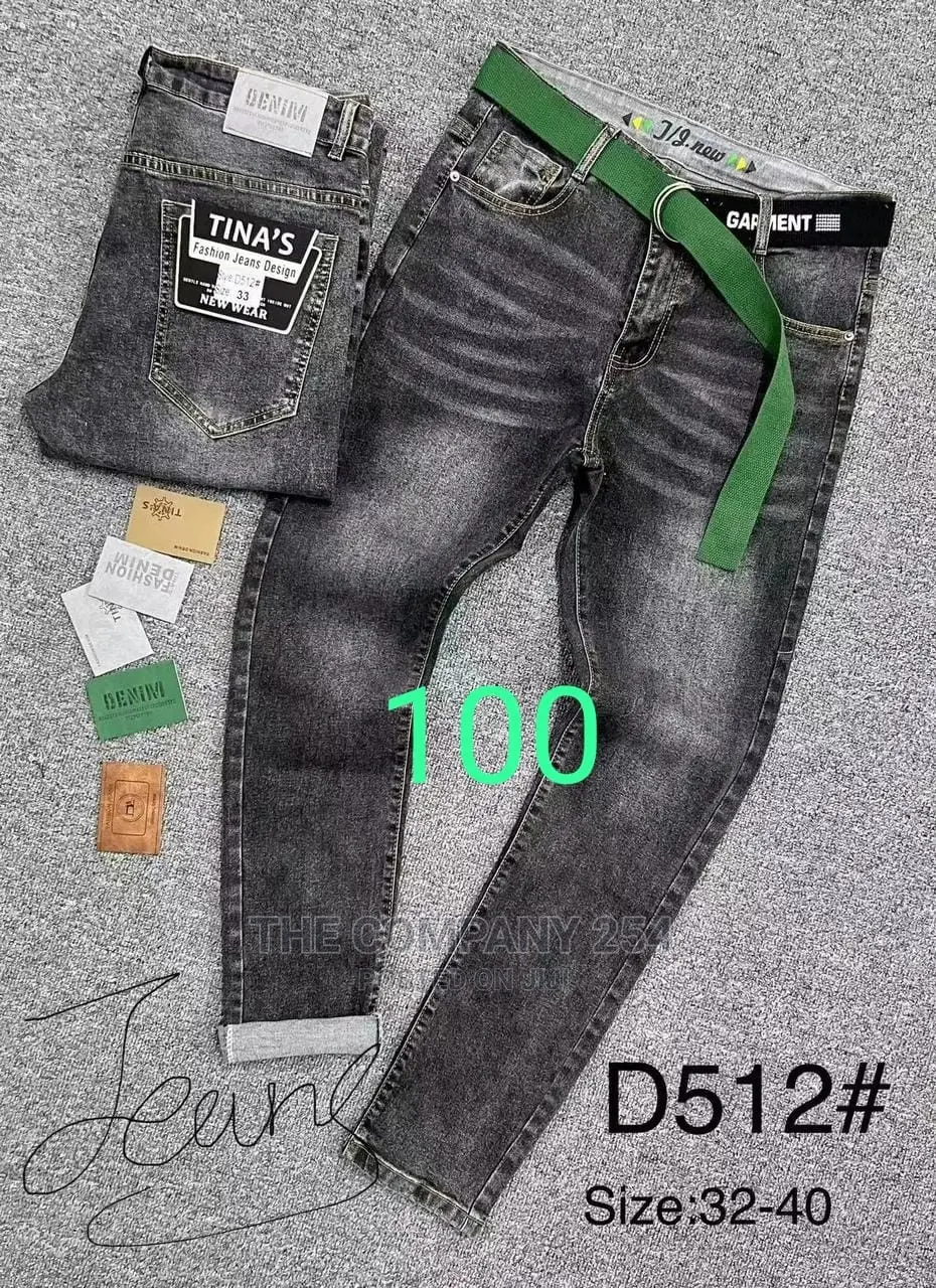Legit Top Quality Men's Fashion Slim Fit Designer Jeans