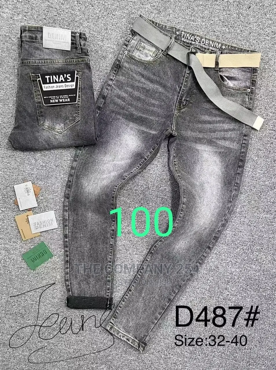 Legit Top Quality Men's Fashion Slim Fit Designer Jeans