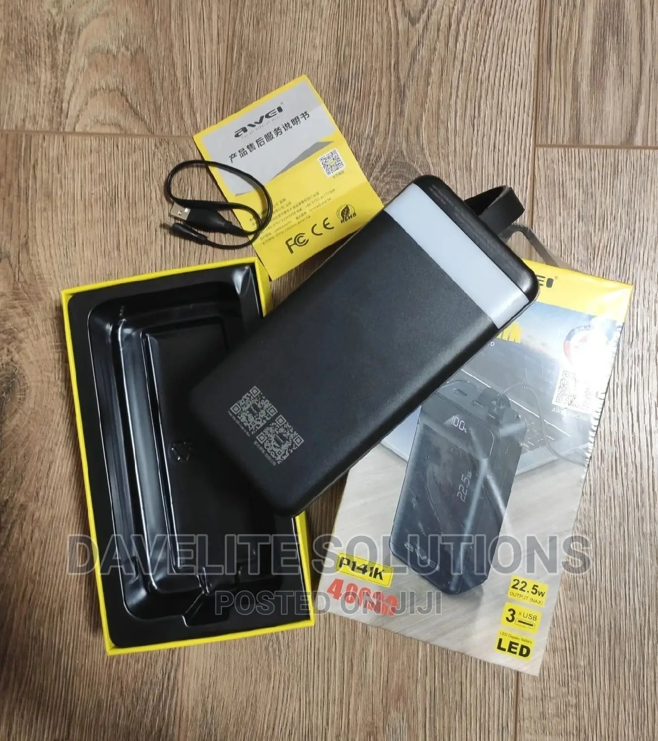 Awei P141K 22.5W 40000mah Powerbank for Laptop, Mobile Etc