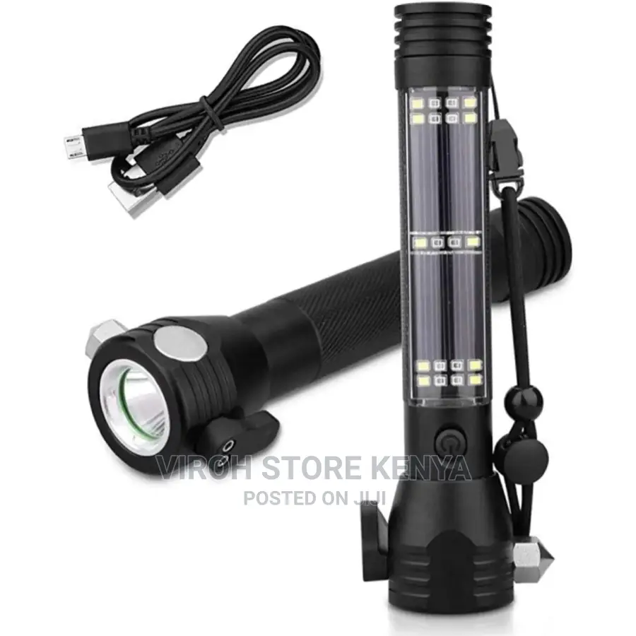Solar Torch/Magnet Alarm Torch Power Bank Torch Knife Torch