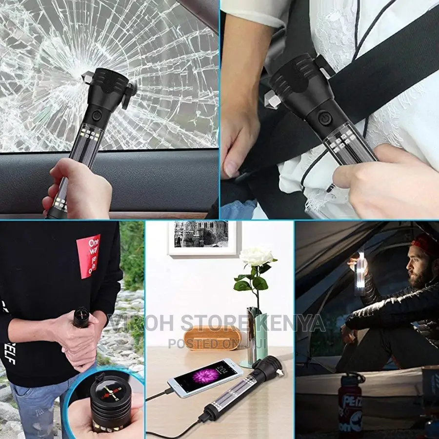 Solar Torch/Magnet Alarm Torch Power Bank Torch Knife Torch