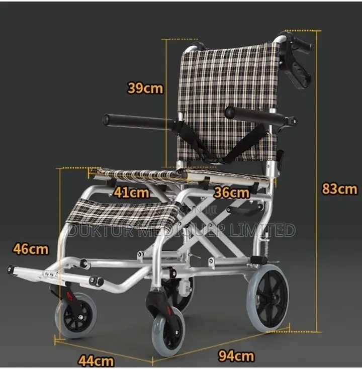 Medical Rehab Chair, Wheelchair,Lightweight Foldable