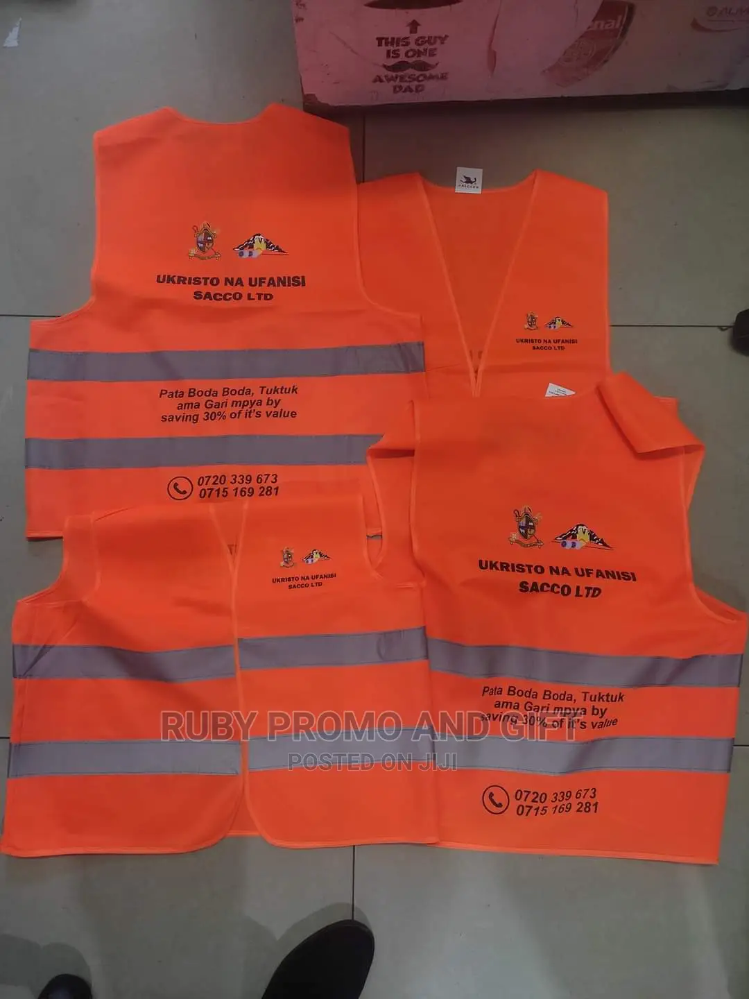 High Quality Orange Reflective Vests