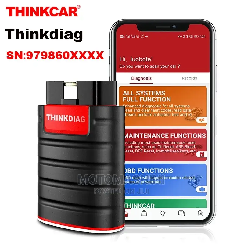 Thinkdiag Complete Obdii Car Diagnosis Bluetooth Vci Dongle