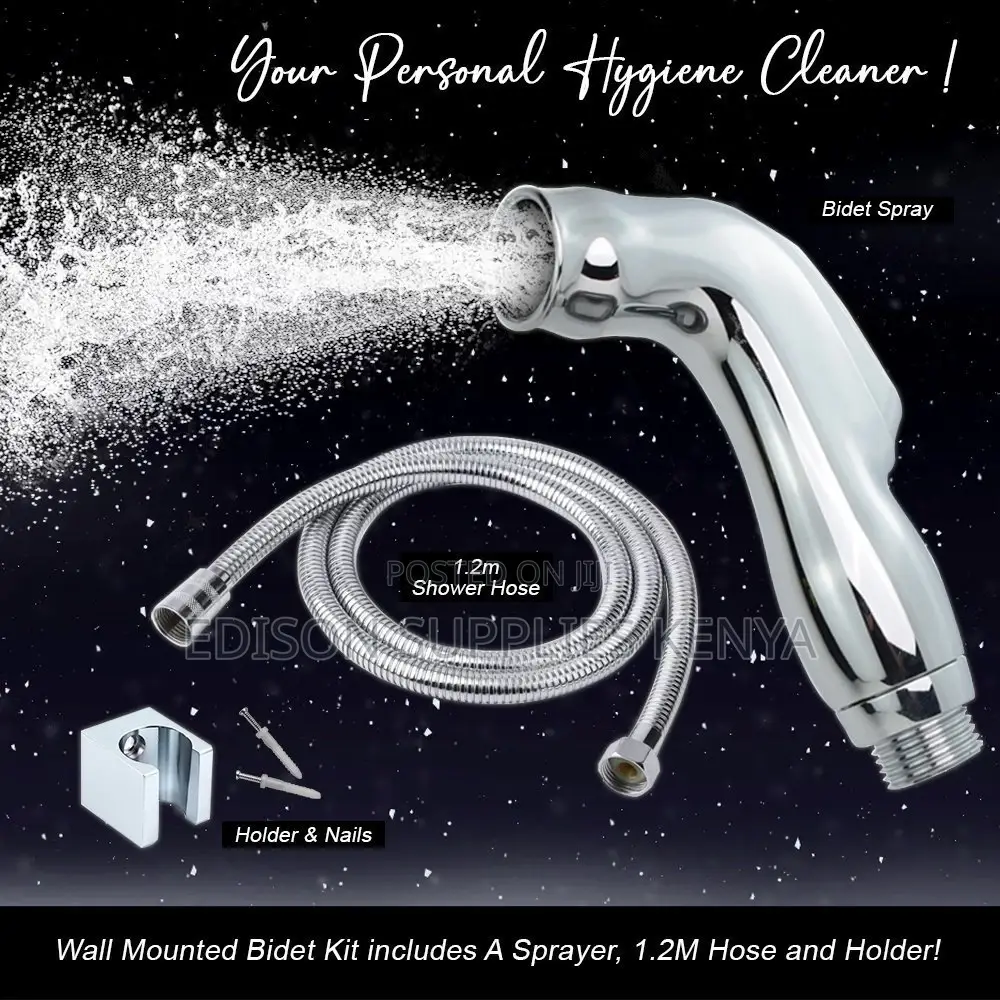 Arabic Shower Bidet Spray Toilet Spray Gun Chrome Shattaf