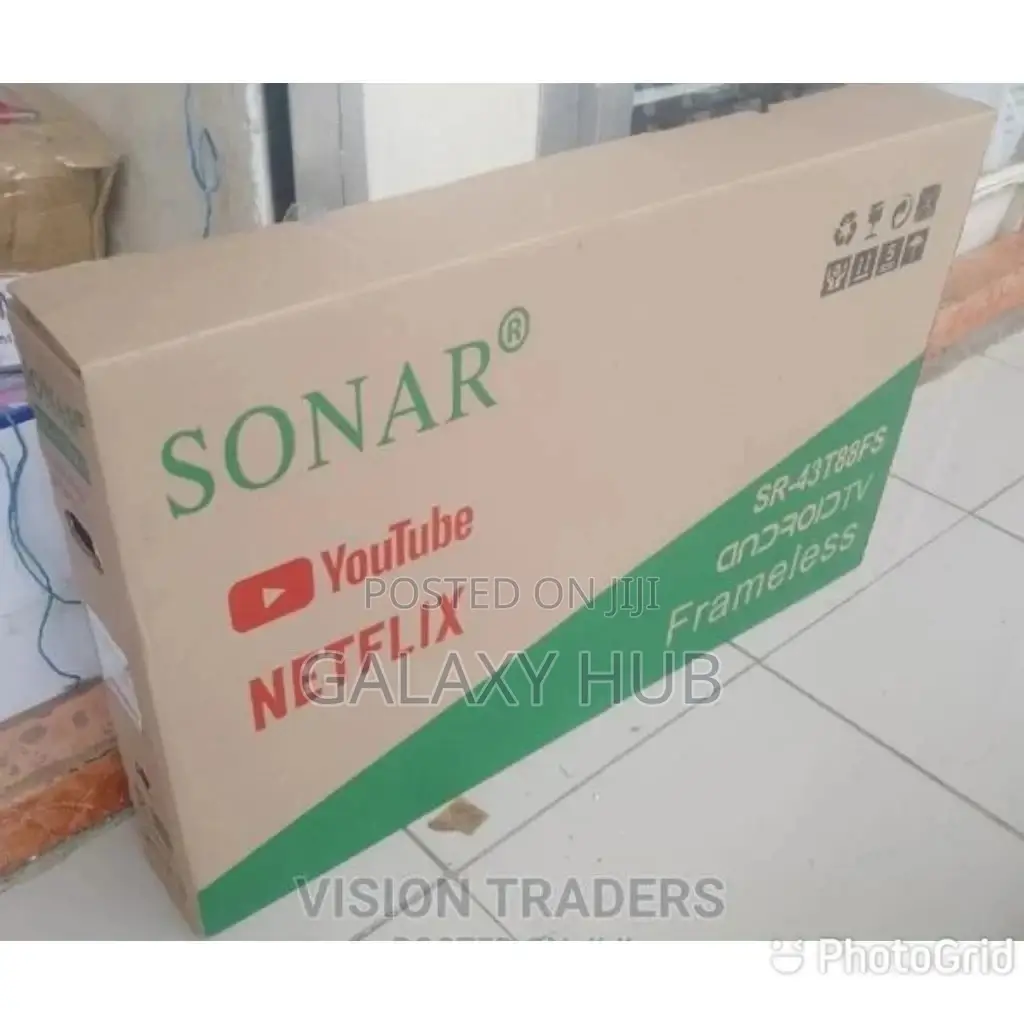 Sonar Sr43t88fs,43 Inch Smart Android Tv Inbuilt Decorder
