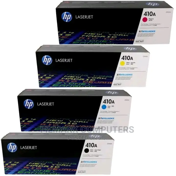 Hp Toner Cartridge Cf410a | 411a | 412a | 413a Full Set 4