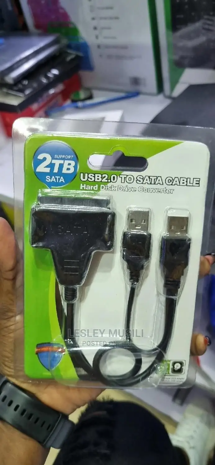 Usb 2.0 to Sata Cable Hard Disk Drive Converter