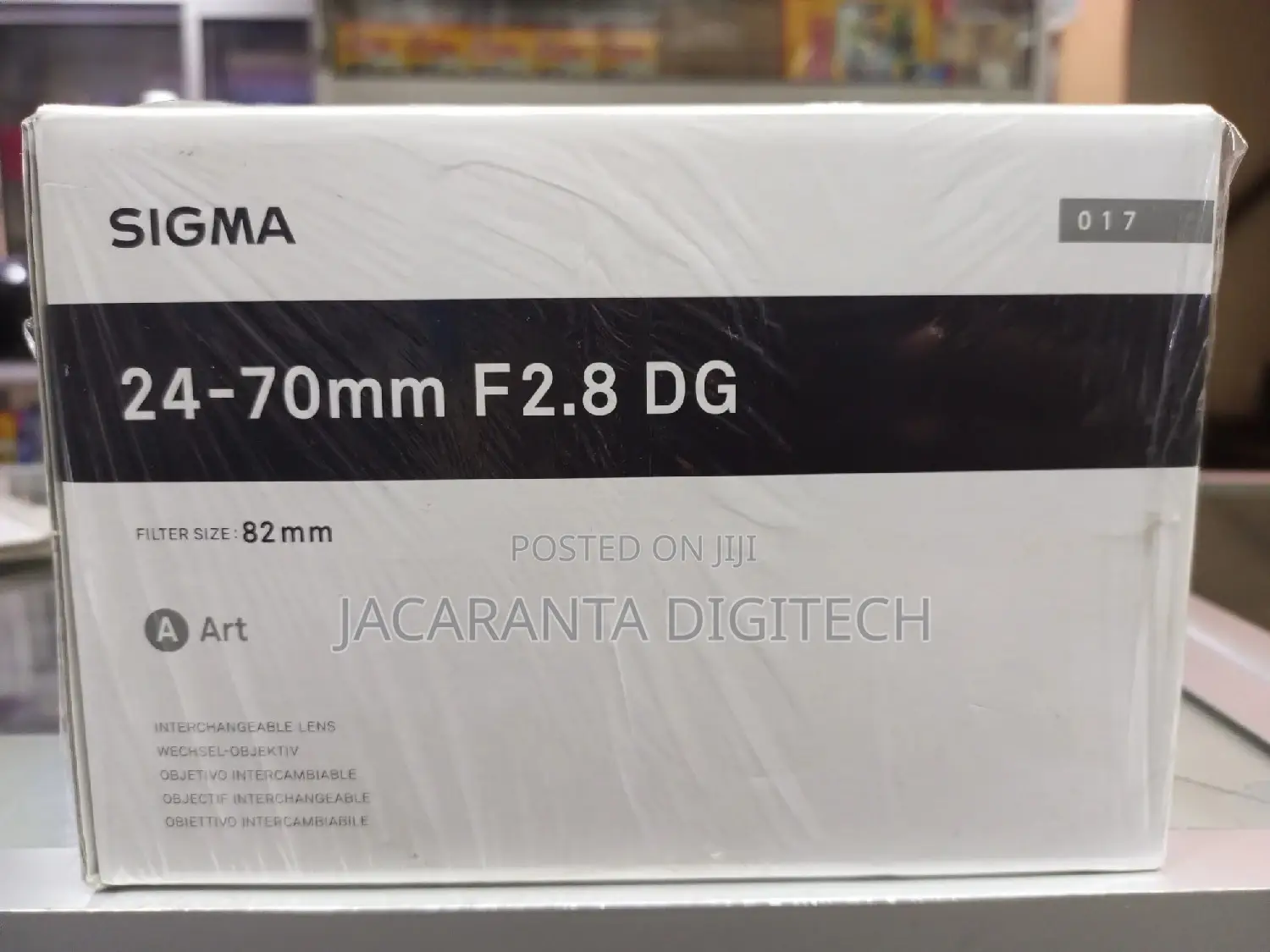 Sigma 24-70mm F/2.8 Dg Os HSM Art Lens for Canon Ef