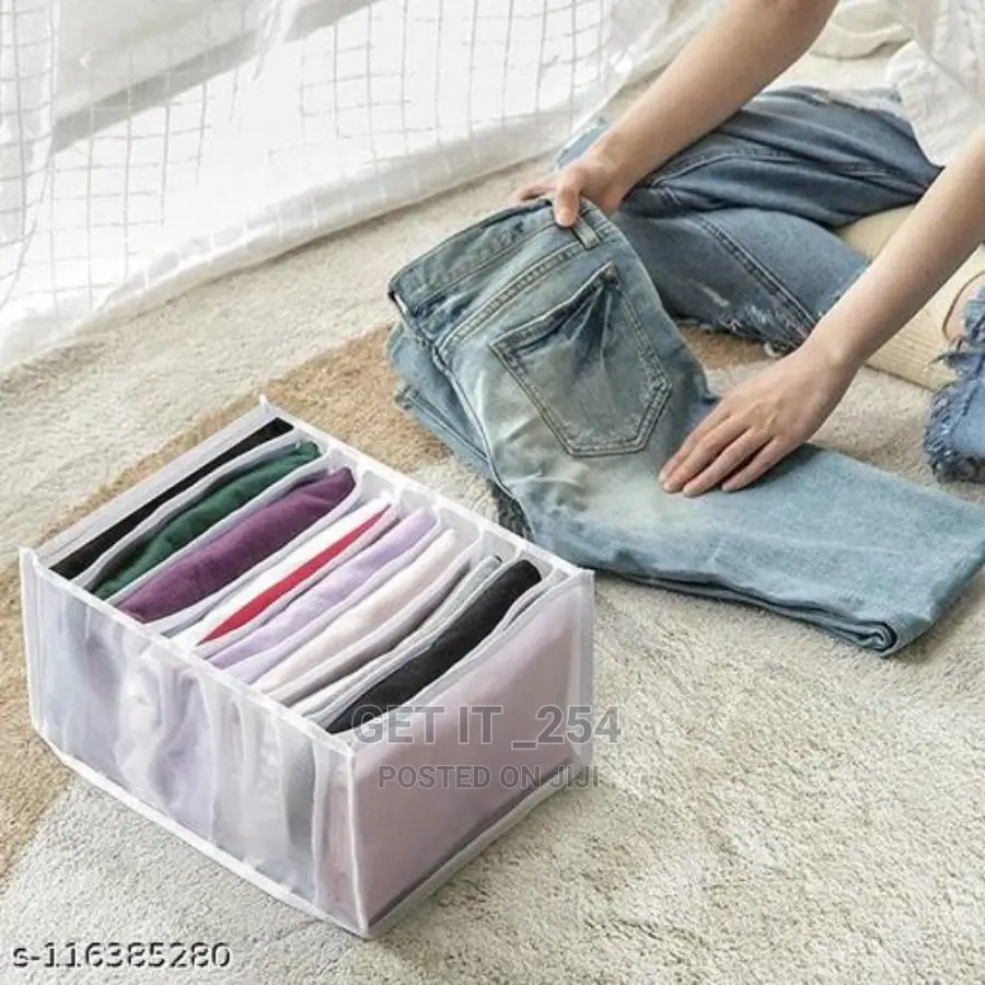 7 Grid Trouser And Other Garments Organizer