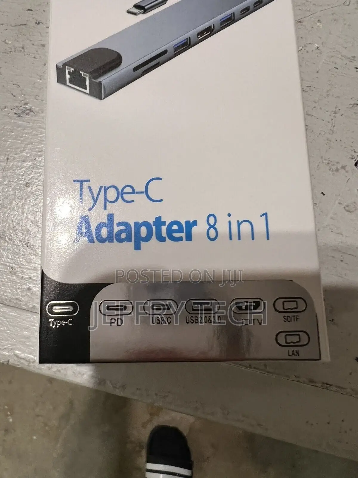 8 in 1 Multiport USB-C Hub Type C to USB 3.0 HDMI Adapter