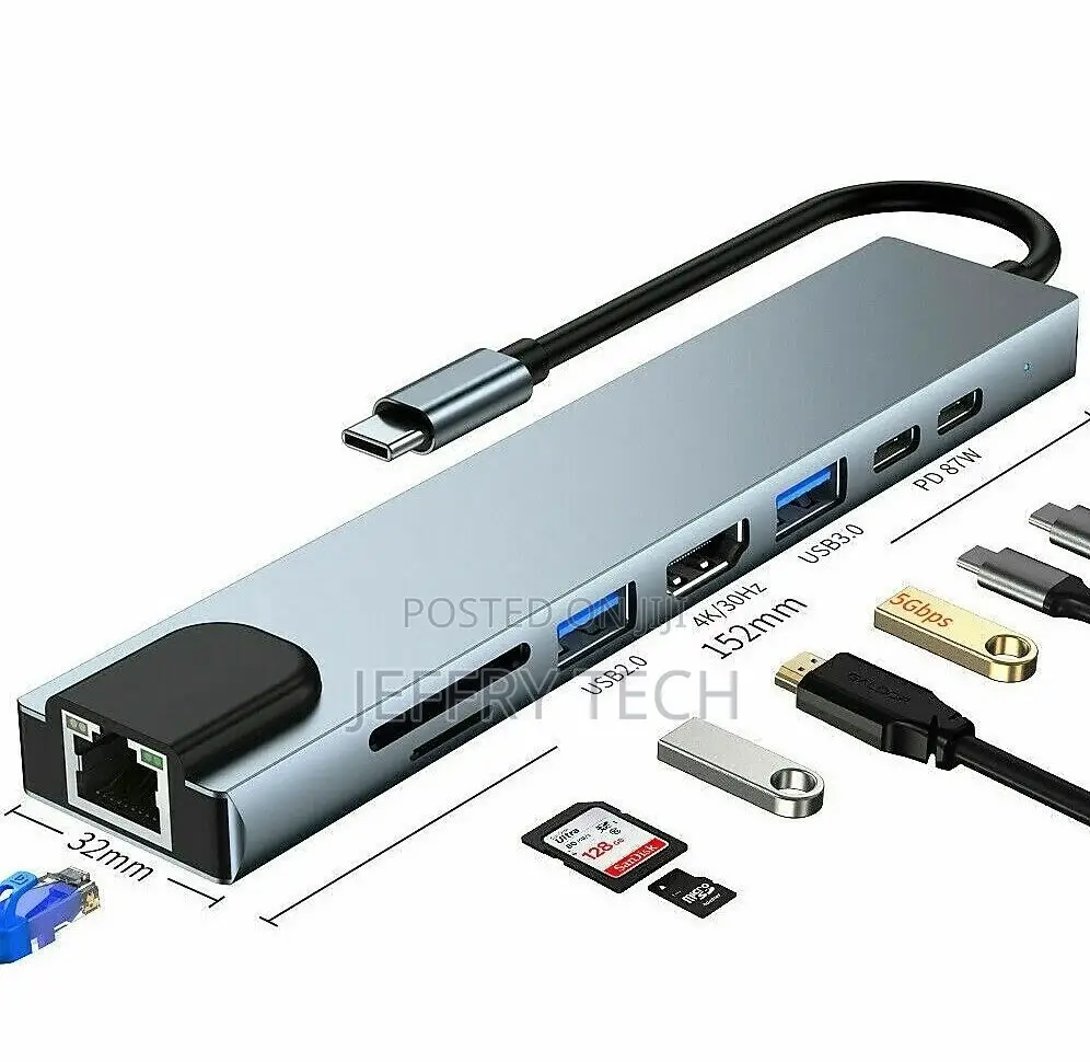 Type C to USB 3.0 HDMI Adapter for Macbook and PC