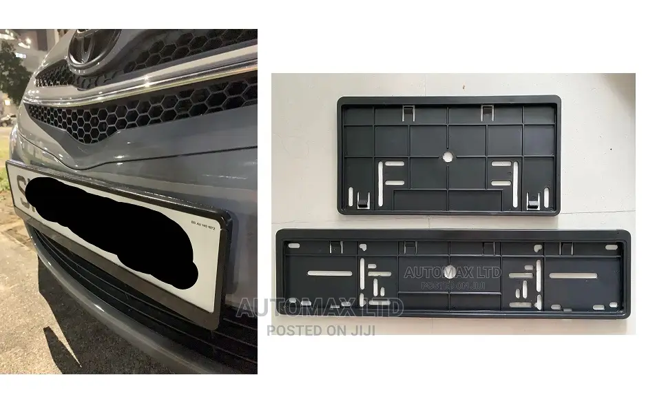 Black Number Plate Holders. For Toyota,Mercedes,Vw,Ford,Vw