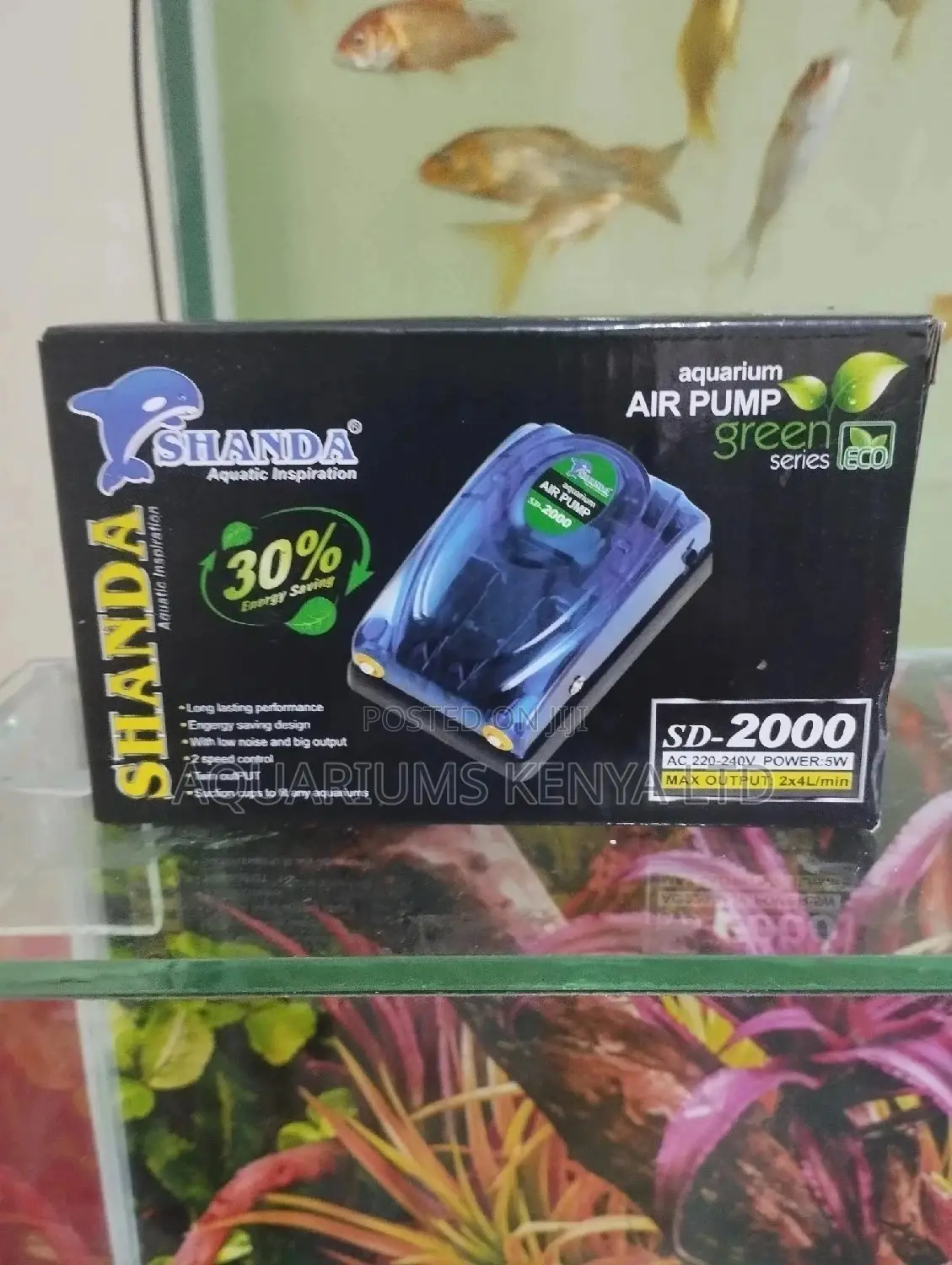 Aquarium Two Nozzle Air Pump,Airpump
