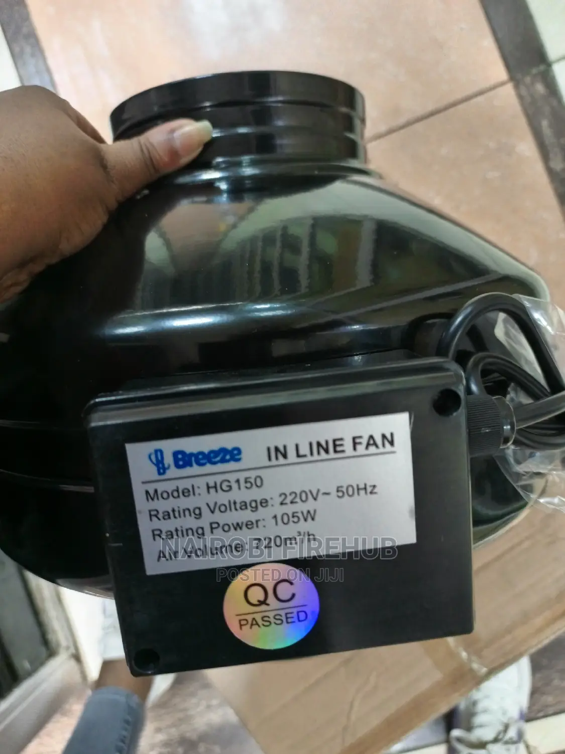 150mm/6" Inline Mechanical / Ventilation Fan