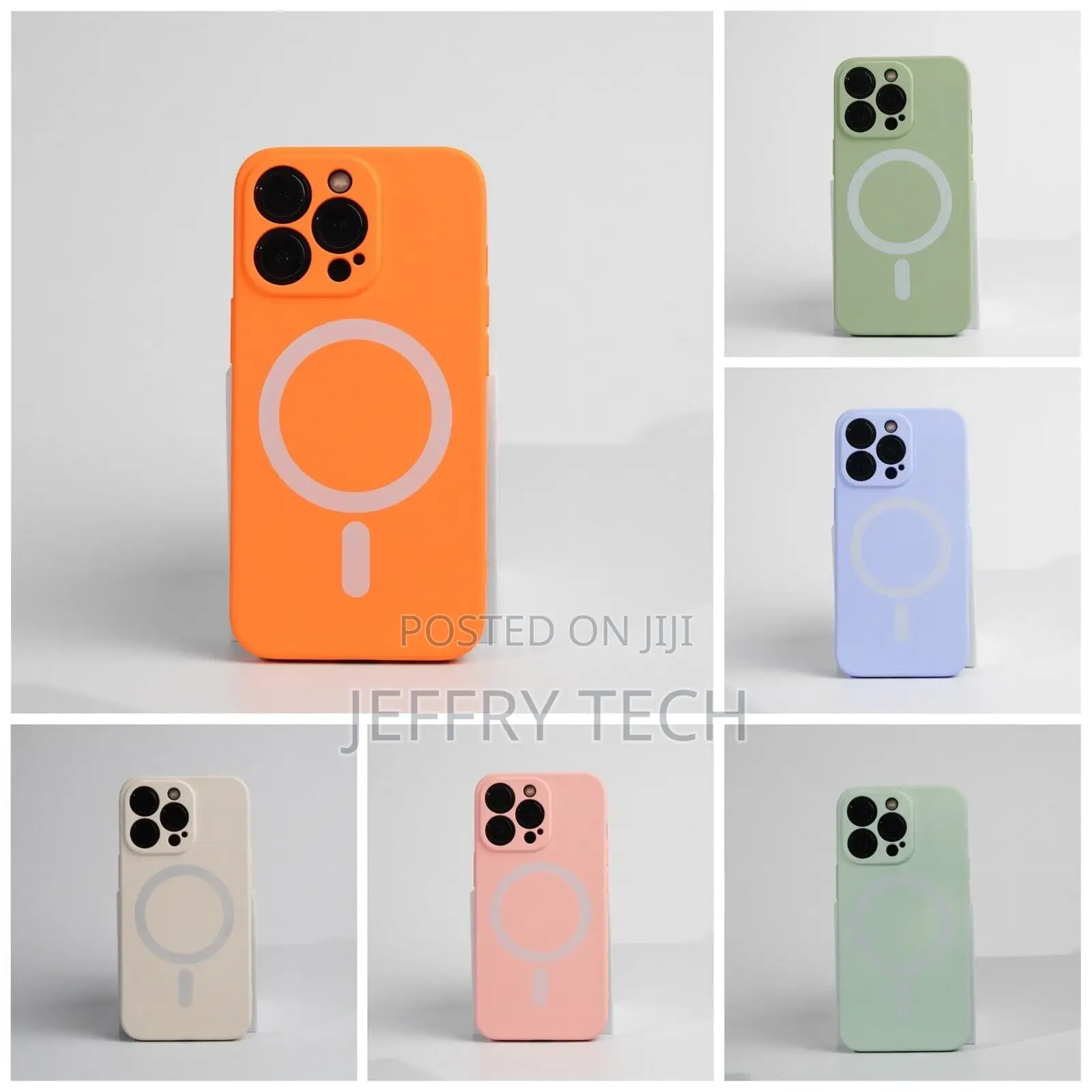 iPhone 11 12 13 14 Pro Max Magsafe Silicone Case Shockproof