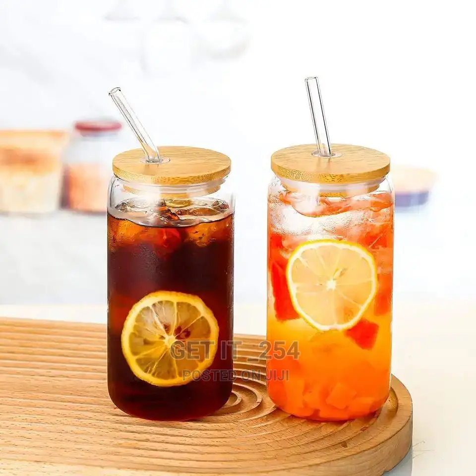 Round Transparent Borosilicate Drinking Glass Cup/Tumbler