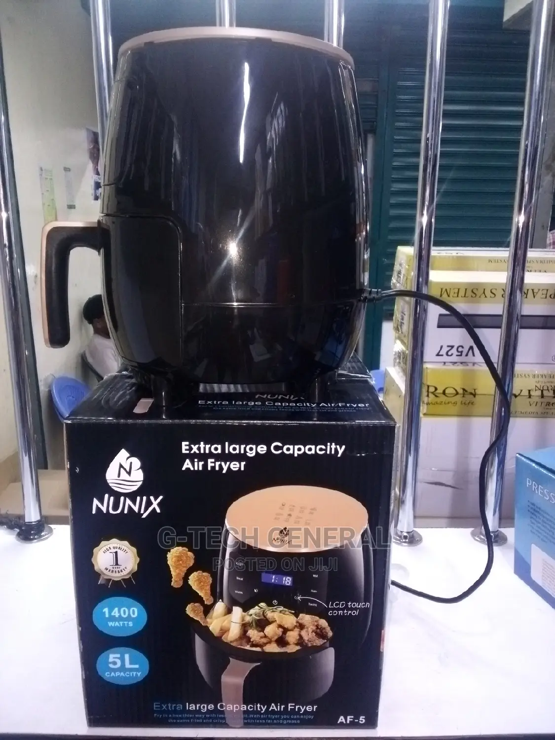 Nunix Af-5 Non Stick 5l Air Fryer