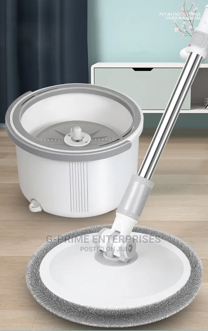 High Tech Mopper -Hand Free Wash Mop With Bucket
