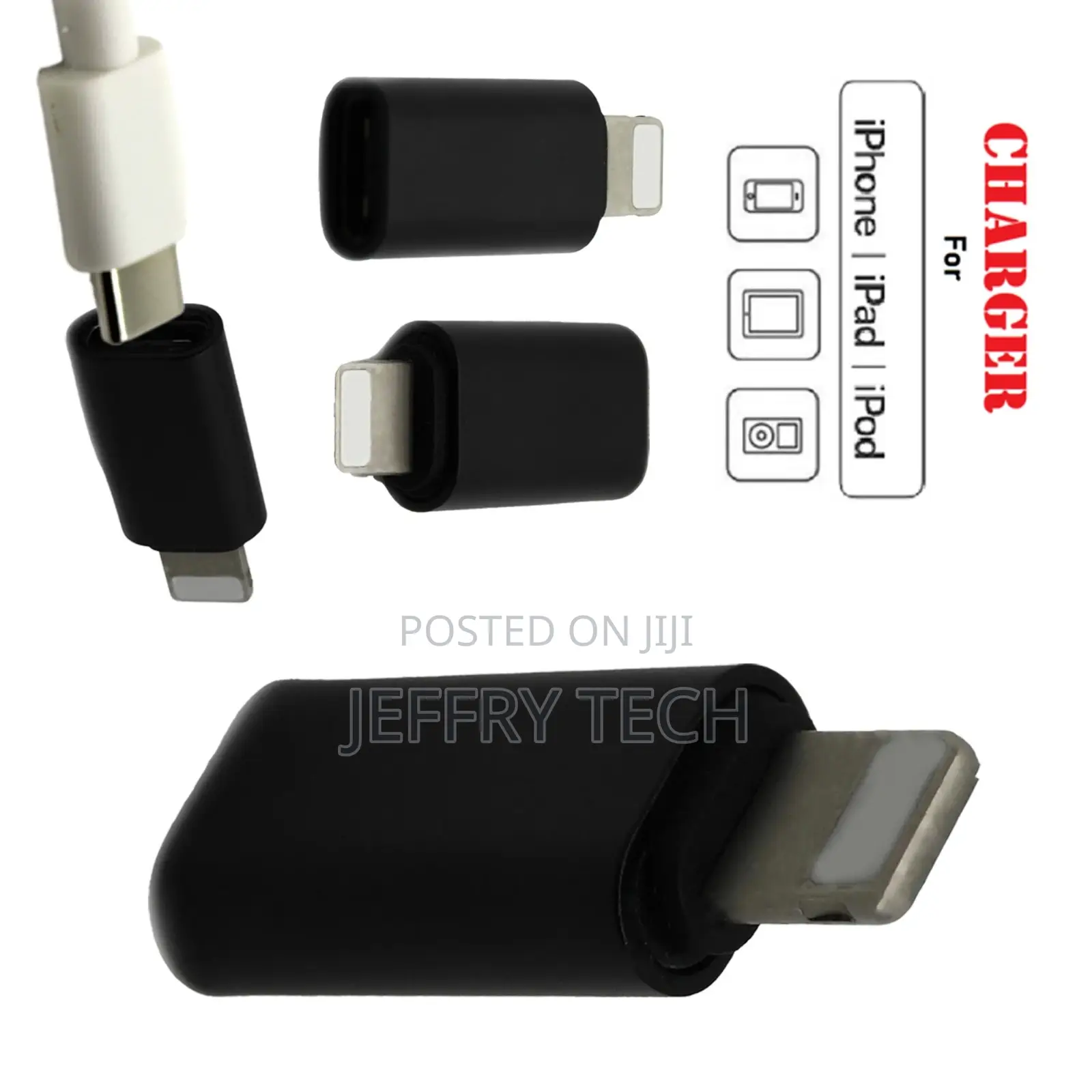 For iPhone 14 13 12 11 X to USB C Adapter Type C Female Char