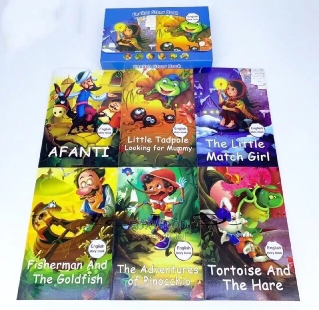 6pcs English Bedtime Story Books for Kids Ages 3 Yrs