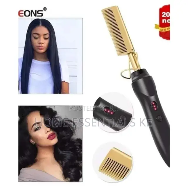 Gold Ceramic Professional Press Comb