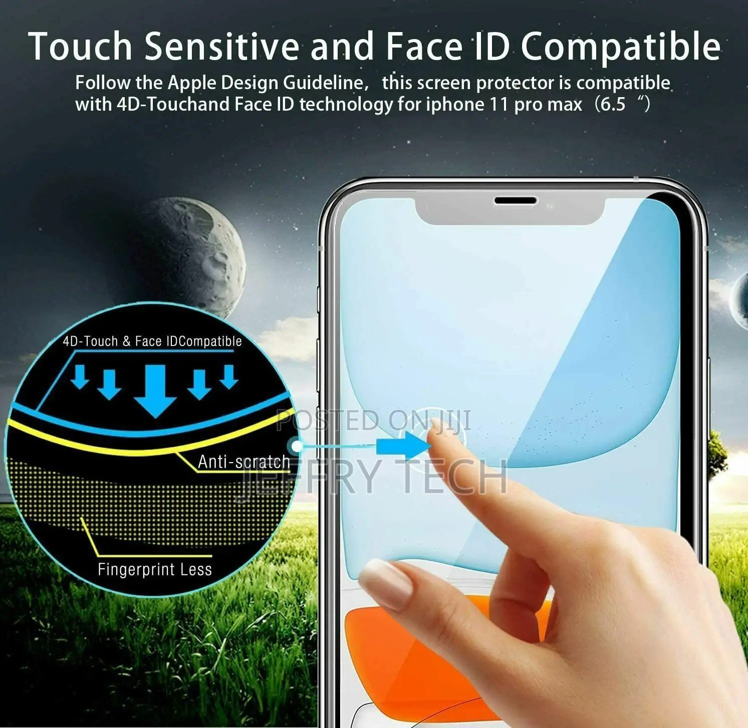 Glass Screen Protector for iPhone XR 11 13 14 Pro Max