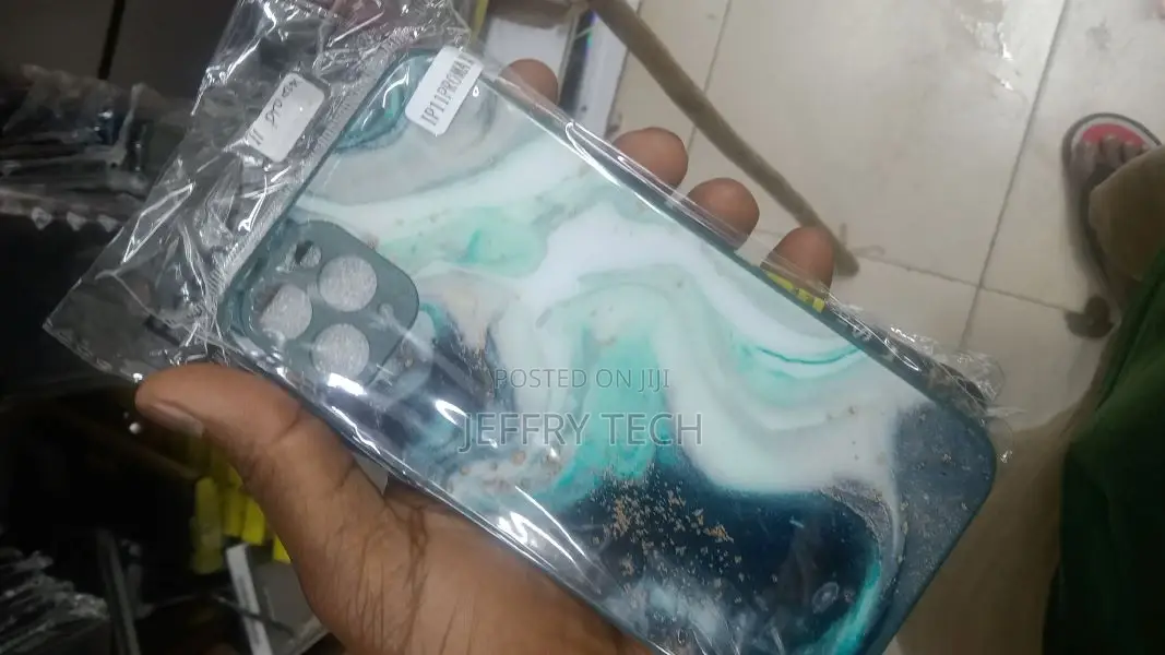 Marble Tempered Glass Back Cover Case for iPhone 11 Pro Max(