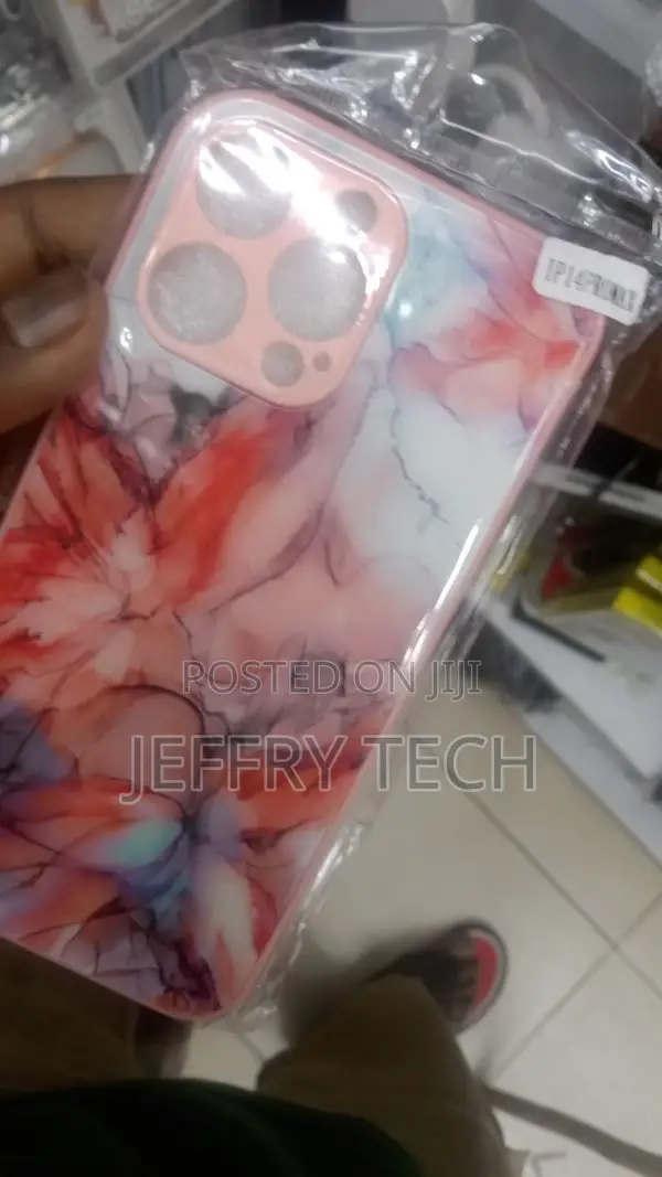 Red Marble iPhone 14 Pro Max Skin