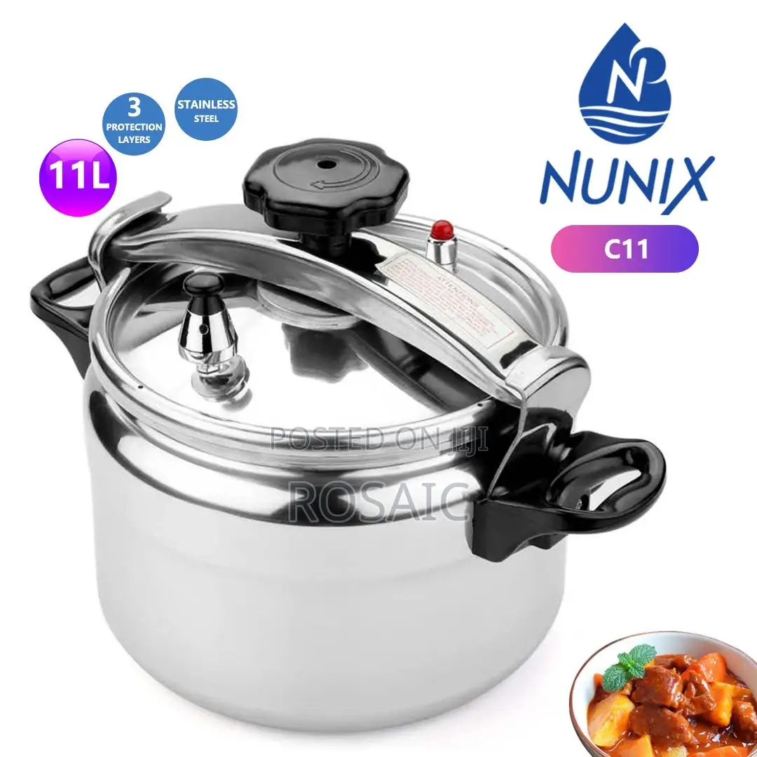 Nunix Pressure Cooker - Explosion Proof - 11litres at 2900